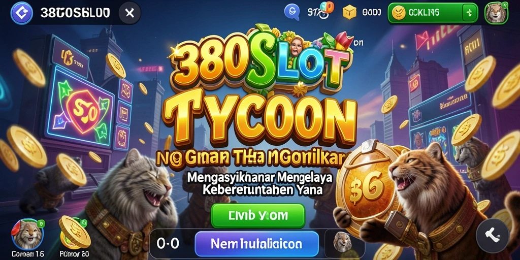 Tampilan gameplay seru di 380SLOT dengan slot mesin berwarna-warni.
