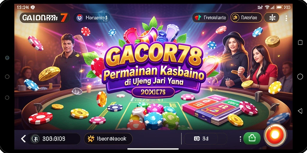 Screenshot GACOR78 menampilkan gameplay Kasino yang seru dan menarik.