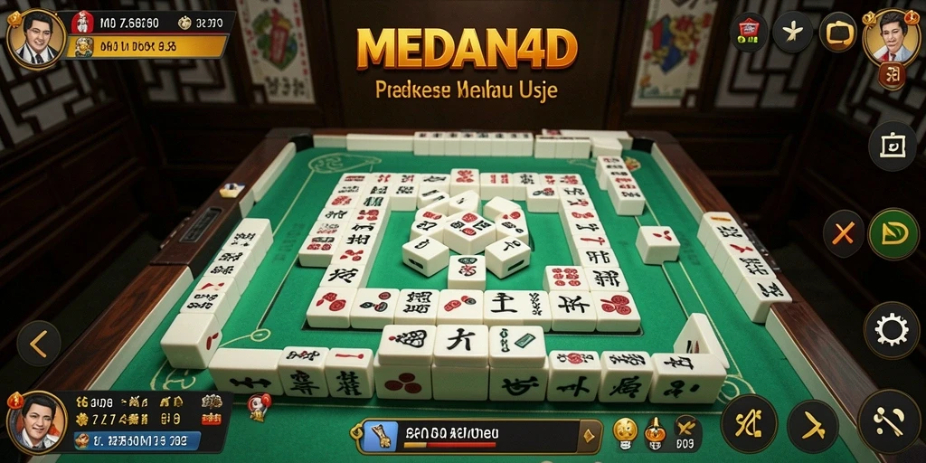 Tampilan gameplay Mahjong yang seru dan menantang di MEDAN4D.