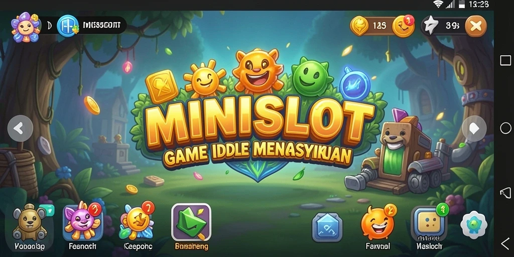 Screenshot utama menunjukkan gameplay yang menarik dari MINISLOT.