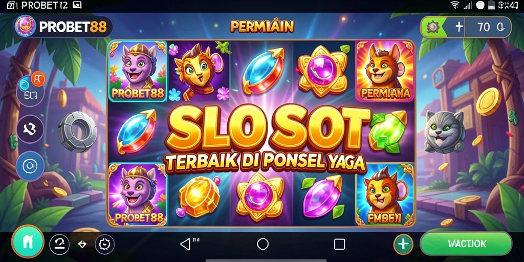 Tampilan gameplay menarik dari PROBET88 dengan berbagai tema Slot.