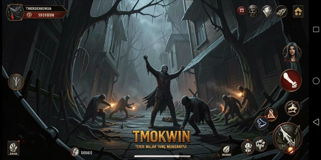 Gameplay seram TMOKWIN dengan nuansa yang mencekam.
